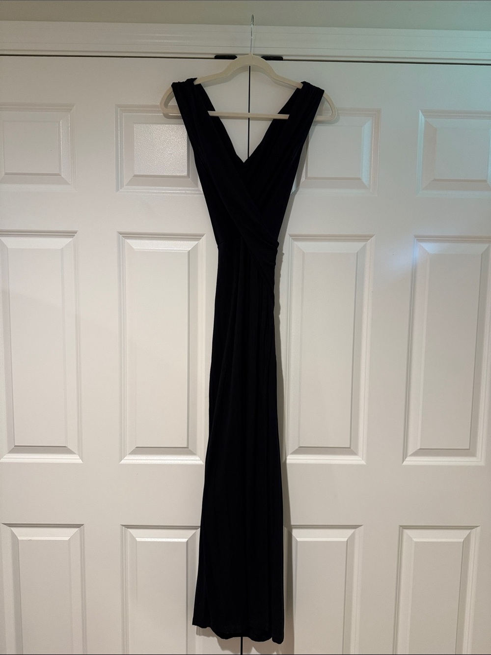 Calvin Klein Black Sleeveless X Back Maxi Dress